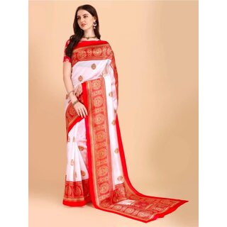 art silk saree with blouse