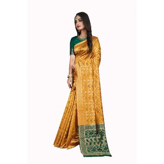 banarasi silk saree with blouse