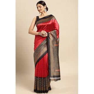 art silk saree with blouse