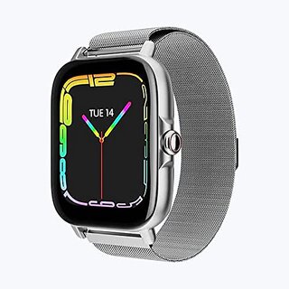 Zebronics Smart Watch Zeb FIT 380 CH 1.69 inch Full Touch Square Display BT Calling Feature Camera/ Music Control v5.0 Charge time 1.5-2 1 Button on The Right Side 250mAh Built-in rechargeabl_469clone.