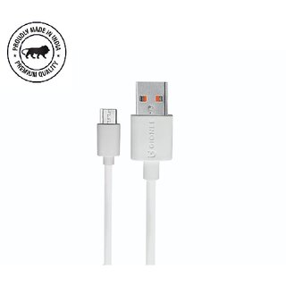 Gionee 2.4 Amp Micro USB Cable Quick Fast Charging Cable  Charger Cable  High Speed Transfer Android V8 Cable 1 meter_632clone.