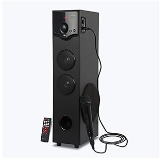 Zebronics Zeb-Bt460Ruf (Wired Mic) 50W Tower Speaker With Wireless Bt/Usb/Fm/Aux_641clone.
