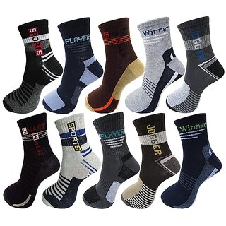 Minha Mens Cotton Ankle Socks - Free Size for Comfort & Style (Multicolor) (5 Pair)