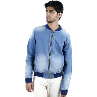 Men Light Blue Denim Jacket - Jackets & Coats | Buy online on ZillyBuy