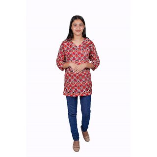 Kid Kupboard Cotton Girls Kurti, Multicolor, Full-Sleeves, 16-17 Years KIDS6551 - Kurtas & Kurta Sets | Buy online on ZillyBuy