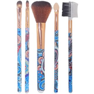makeup brush set 5 in 1 for women and girls