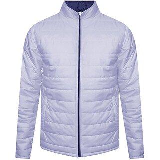 Fashlook Bomber Solid Full Sleeve Blue Jacket for Mens - Jackets & Coats | Buy online on ZillyBuy