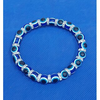 VSP VASTU SAMADHAN - 265 Evil Eye Bracelet for Protection and Attract Positive Energy ( 8 mm ) ( 10 gm ) - Bangles & Bracelets | Buy online on ZillyBuy