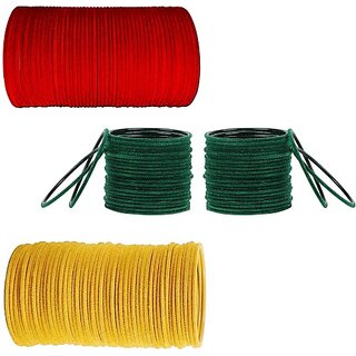 Omsar Jewelry Alloy Bangle Set (Pack of 10) - Bangles & Bracelets | Buy online on ZillyBuy