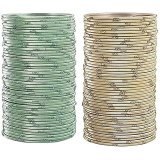 Omsar Jewelry Metal Bangle Set (Pack of 10) - Bangles & Bracelets | Buy online on ZillyBuy