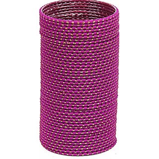 Omsar Jewelry Alloy Bangle Set (Pack of 10) - Bangles & Bracelets | Buy online on ZillyBuy