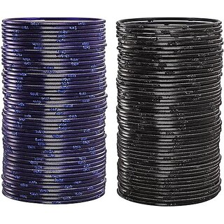 Omsar Jewelry Metal Bangle Set (Pack of 10) - Bangles & Bracelets | Buy online on ZillyBuy