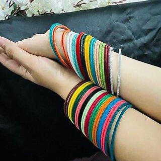 Omsar Jewelry Alloy Bangle Set (Pack of 36) - Bangles & Bracelets | Buy online on ZillyBuy