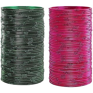 Omsar Jewelry Metal Bangle Set (Pack of 10) - Bangles & Bracelets | Buy online on ZillyBuy