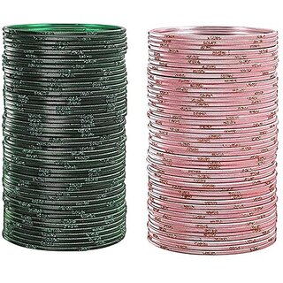 Omsar Jewelry Metal Bangle Set (Pack of 10) - Bangles & Bracelets | Buy online on ZillyBuy