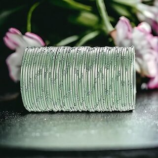 Omsar Jewelry Metal Bangle Set (Pack of 10) - Bangles & Bracelets | Buy online on ZillyBuy