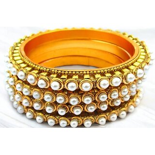 Omsar Jewelry Copper Gold-plated Kada (Pack of 4) - Bangles & Bracelets | Buy online on ZillyBuy