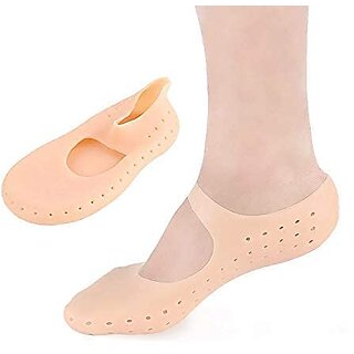 Silicone Socks Full Size Socks,Moisturizing Socks Foot Anti Cracking Care Skin Socks For Dry Feet Cracked Heel Repair He - Socks | Buy online on ZillyBuy