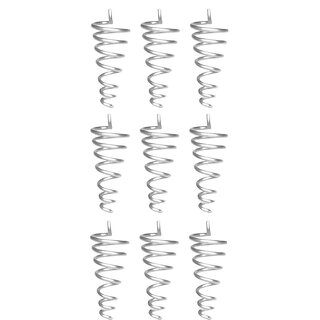 Sambhaav Stainless Steel Anti-Clockwise Spring for Positive Energy Flow (Pack Of 9)