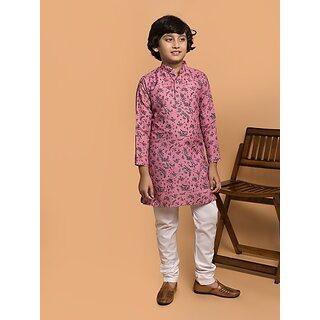 PrintCultr Boys Festive & Party Kurta and Pyjama Set (Pink) - Kurtas & Kurta Sets | Buy online on ZillyBuy