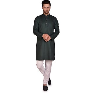 PrintCultr Men Kurta and Pyjama Set (Black) - Ethnic Wear | Buy online on ZillyBuy