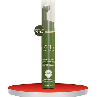 Lotus Botanicals Coffee And Multi-Peptide Under Eye Creme With Vitamin E . (15 Ml) - Makeup - Eyes | Buy online on ZillyBuy
