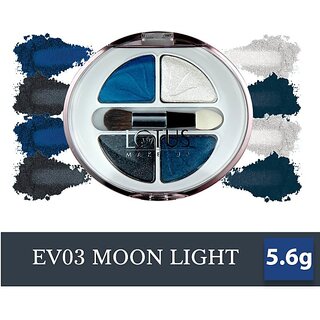 Lotus Make-Up Ecostay Velvet Eye Shadow Palette, Eye Color Powder Makeup 5.6 G (Moon Night) - Makeup - Eyes | Buy online on ZillyBuy