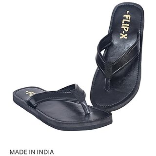 Modern Men LEACO Men Slippers By Flip X - Leatherette Comfortable, Stylish, Durable, Non-Slip Sl