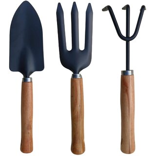 Minha Gardening Tools, Garden Tools, (Trowel, Hand Cultivator, Garden Fork), Home Gardening Tools