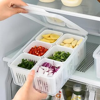 Fridge Storage Boxes Freezer Storage Containers, Container for Kitchen Storage Set, Storage in Kitchen, Vegetable Storage
