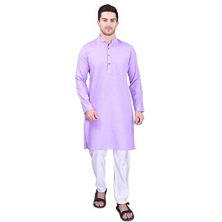 PrintCultr Men Kurta and Pant Set (Purple) - Ethnic Wear | Buy online on ZillyBuy