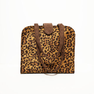 VARA Handbag For Women Leopard Print with Suede Straps, Fashion Tote Shoulder Bag Tote Bags For Womens Big Purses And Ha - Handbags | Buy online on ZillyBuy