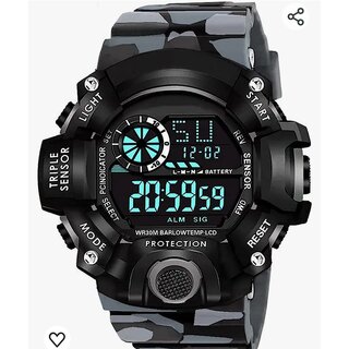 multi fuctional automatic digital watch shockproof digital watch new functional sport digital watch
