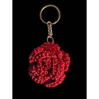 handmade crochet keychain