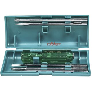 Combination Standard Screw Driver Set 802 with Neon Bulb Tester (Set of 5) - Hardware, Tools and Home Safety | Buy online on ZillyBuy