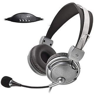 ZEBRONICS Zeb-Supreme USB Wired Headphone with Mic