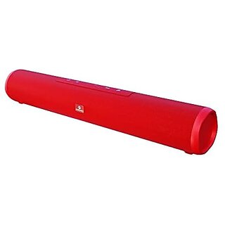 Zebronics Zeb-Action 50 Wireless BT v5.0 Speaker with TWS8 Hour PlaybackDual Passive radiatorsAUXmSD CardUSBFM Radio Support2X 52mm Drivers and Built-in Rechargeable Battery(Red).