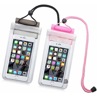 Pouch for Waterproof Protection of Smartphones, Rain Safety, Shot Video in Rain, Dust Protection(Purple, Waterproof, Silicon, Pack of: 1)