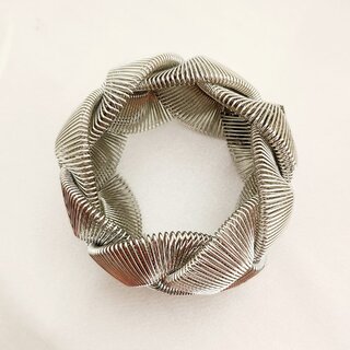 Elegant Spring Bangle Style Bracelet  Abstract Design Bracelet  Latest kada bracelet for women  Trendy Bracelets for silver
