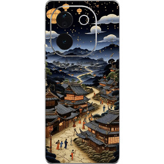 Yug Emporium IQOO Z9s Pro 5G China Town (Back Cover, Multicolor)