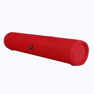 ZEBRONICS Zeb-Dawn 50 Bluetooth Mini Soundbar Supports USB & mSD Card Built-in FM Radio and Rechargeable Battery for 8hours Red.