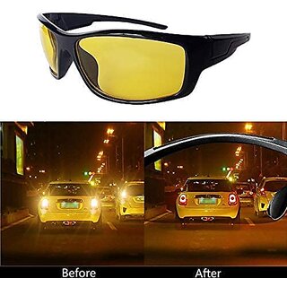 Polarized, Night Vision, UV Protection Wrap-around, Sports Sunglasses (Free Size)(For Men  Women, Multicolor) - Sunglasses | Buy online on ZillyBuy
