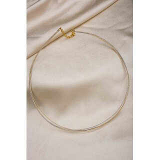 Imitation Multi Layers Wire Chain Necklace