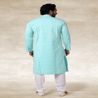 New Men Raivat Ethnic Sky Blue Colour Jacquard Silk Brocade Kurta Pajama 1146 2026 at ShopCircui