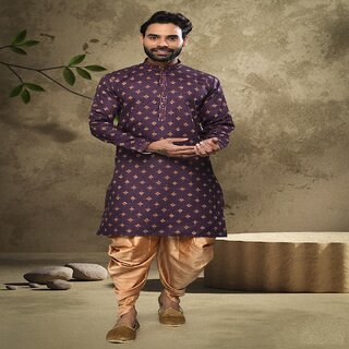 New Men Raivat Ethnic Purple Colour Cotton Digital Print Kurta Pajama 1558 2026 at ShopCircuit |