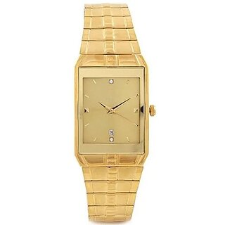 griffin analog golden colour dial mens watch