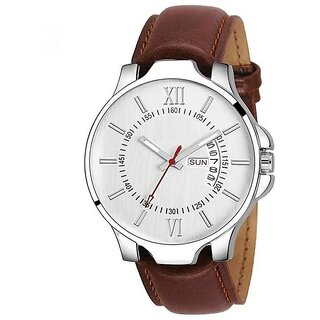 griffin mens analog watch premium pu leather strap and elegant classic design