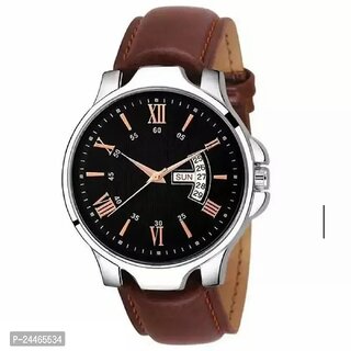 griffin analog wrist watch for men stylish leather strap timepiece for casual and formal wear