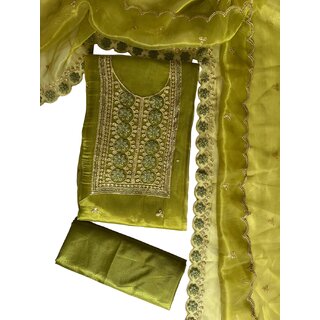 embroidered unstitched suit for women