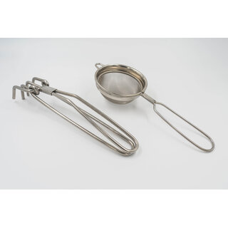 i WARE KkitchenCare Pakkad Utensil Holder, Kitchen Pincers Classic Strainer